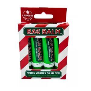 Bag Balm Christmas 4 Pack Vermont Original Skin Moisturizer Hands Lips Feet Gift